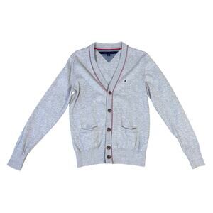 Tommy Hilfiger Button UP V Neck Cardigan Sweater US Men's XS